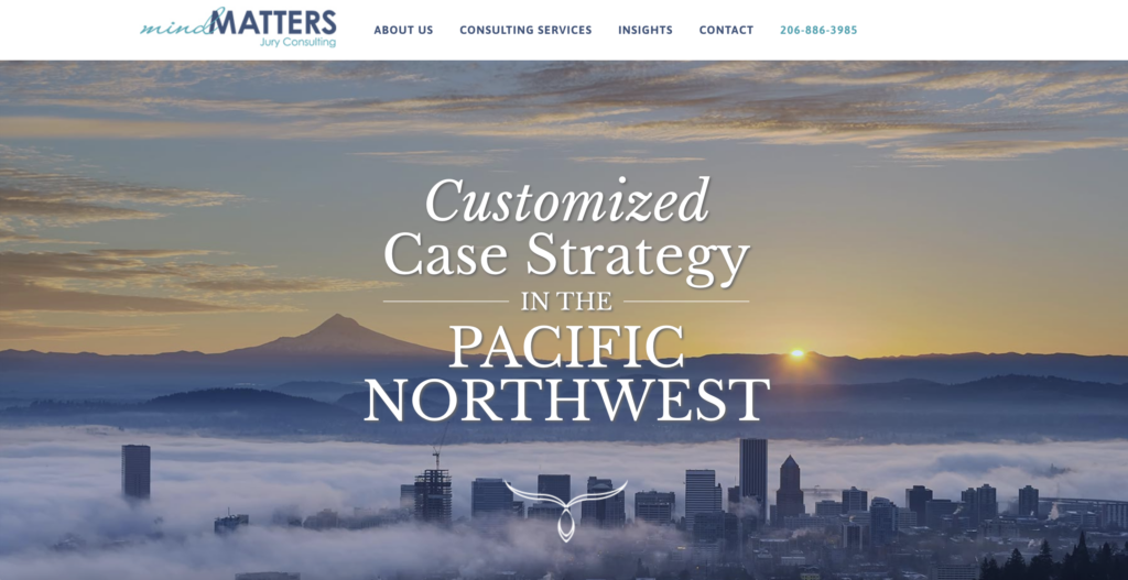 Mind Matters Jury Consulting Website